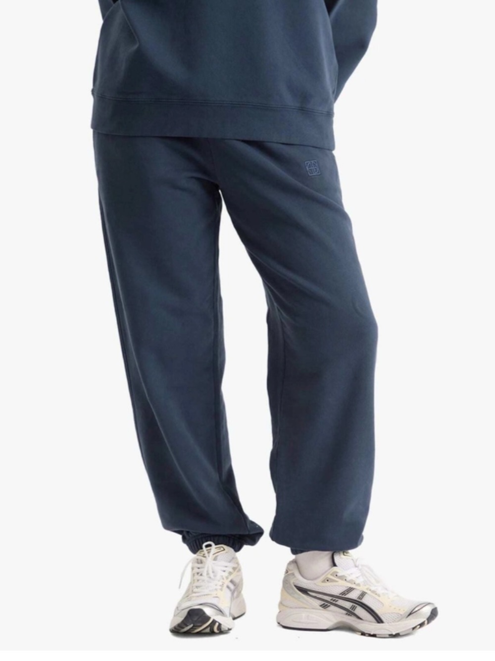 Anine Bing Washed Navy Relaxed Sweatpants